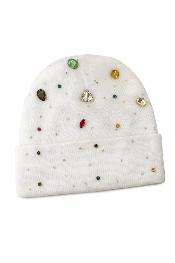 soc beanie white